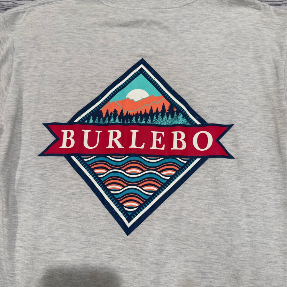 Burlebo Heather Gray Logo Tee